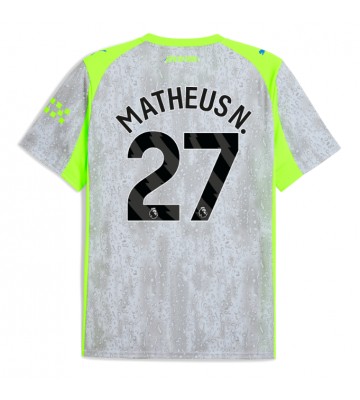 Manchester City Matheus Nunes #27 Tredjetrøje 2025-26 Kortærmet